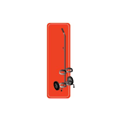 Cylinder Cart - Cart, F/2 D&E Cylinders - Ma