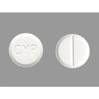 Cyproheptadine, 4 mg, 1000/Bt by Breckenrid