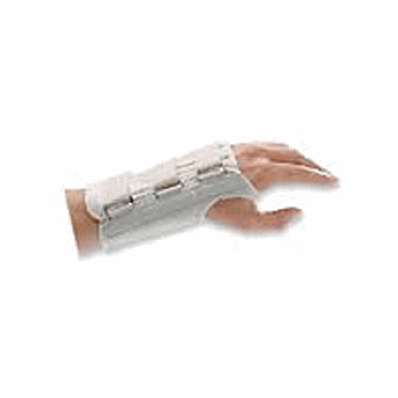 D-ring Wrist Brace Wht Llg