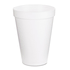 Dart Drinking Cup, 12 oz. Hot/Cold, Styrofoam, Disposable, White, sold as 1000/Case by RJ Schinner Co 12J12, DVID-BUY<br><br><font color="red"><b>BACK TO THE PRODUCT TABLE, <a href="https://www.aaawholesalecompany.com/utensils-drinking-utensils-dart-drinking-cups.html">CLICK HERE</a></b></font>