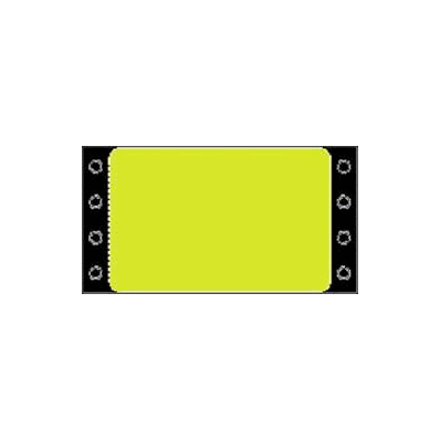 Data Processing Label Fluorescent Green 3 X 1