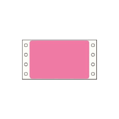 Data Processing Label Fluorescent Pink 3 X 1.