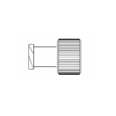 Dead End Cap, Male/Female, Recessed Luer