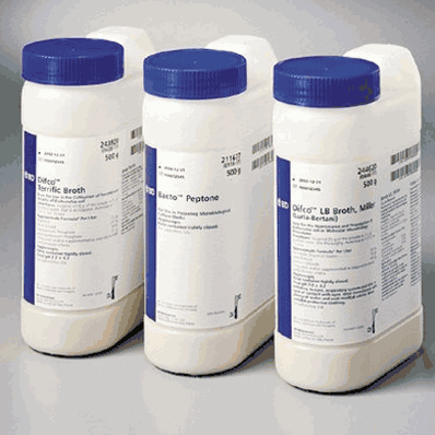 Dehydrated Culture Media, 1 Lb, 500 Gram Bottle Brain Heart Infusion Agar