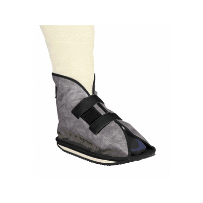 Deluxe Cast Boot, Open Toe, Xl
