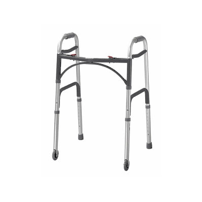 Deluxe Folding Walker W / Wheels By Drive Med