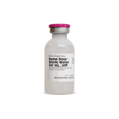 Demo Dose Sterile Water (NOT FOR HUMAN, DEMO ONLY) 30 mL