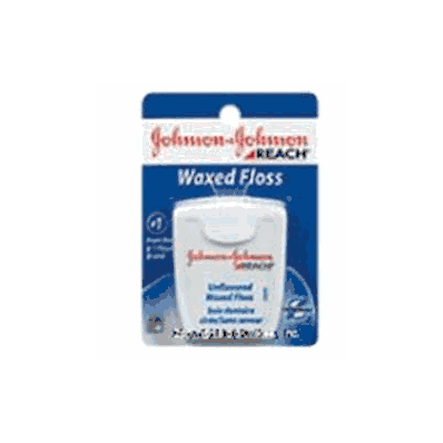 Dental Floss, Waxed, Unflavored, 55 yd