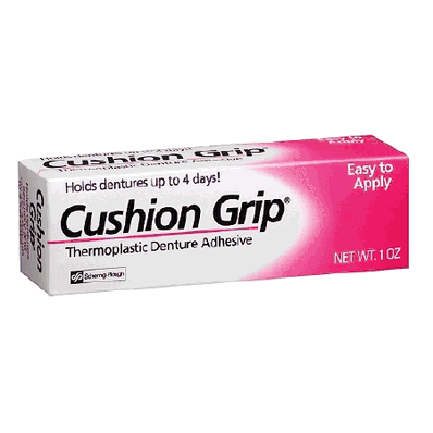 Adhesive, Denture Cushion Grip 1oz - - Mckes