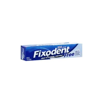 Denture Adhesive Fixodent Free Cream Origina
