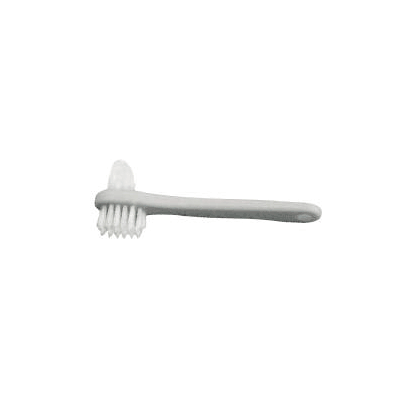Denture Brush 3 5/8 Inch White - Denture Brus