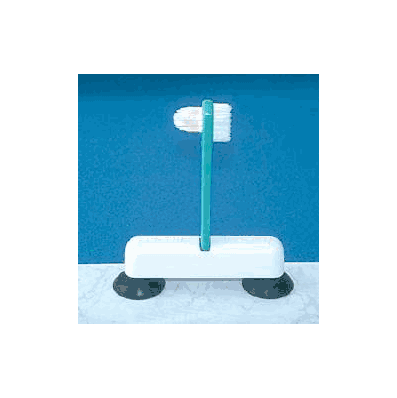 Denture Brush 4 Inch White - Brush, Denture 1