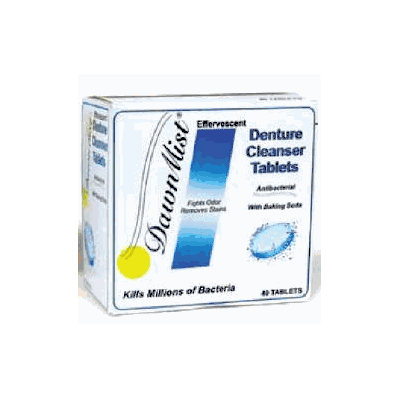 Denture Cleanser Dawn Mist Tablet - Tablet,