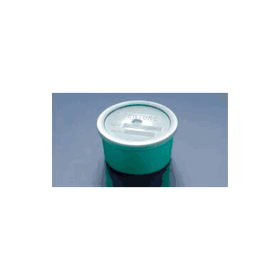 Denture Cup Turquoise Single Patient Use Snap