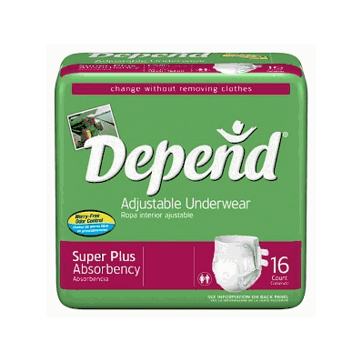 Depend Disposable Underwear By Kimberly Clark