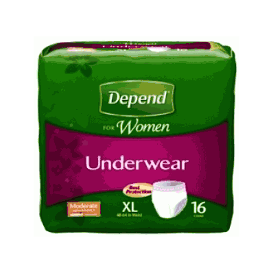 Depend Disposable Underwear By Kimberly Clark