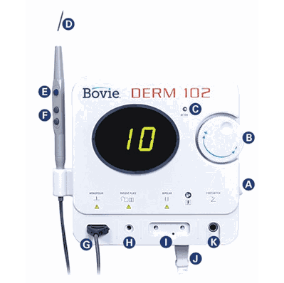 DERM 102 Dessicator, High Frequesncy with 10 watts of Bipolar Power