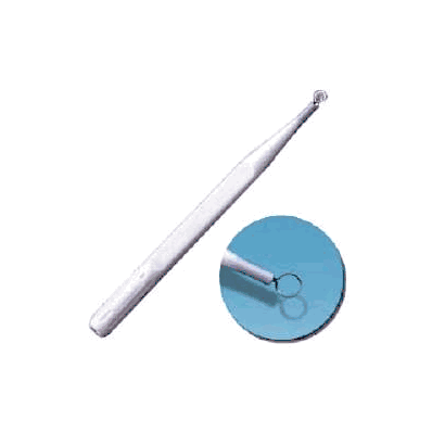Dermal Curette Single-ended 3 Mm Loop Tip - C