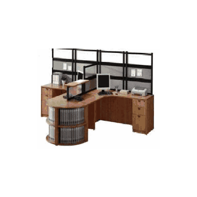 Desk Post Premiera - Post, 24" Blk - Doane
