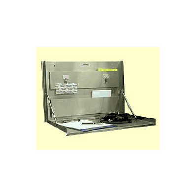 Desk, Wall Folding Alum - - Omnimed