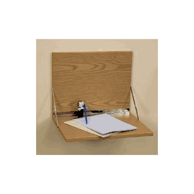 Desk, Wall Folding Maple - - Health Care Log
