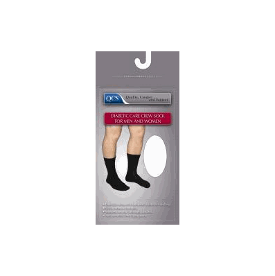 Diabetic Socks Medium White Closed Toe - Sock
