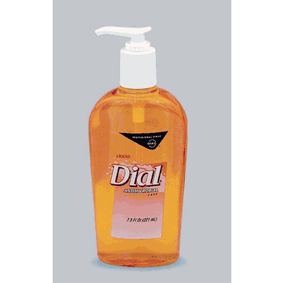 Dial Antimicrobial Liquid Hand Soap, 7.5 oz. Pump