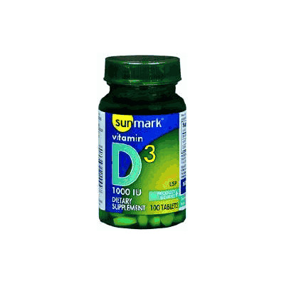 Dietary Supplement Sunmark 1000 Iu Tablet 10