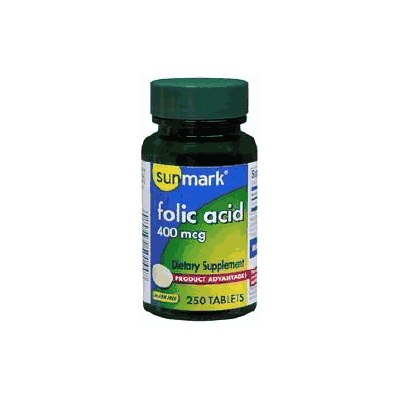 Dietary Supplement Sunmark 400 Mcg Tablet 25