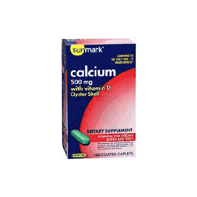 Dietary Supplement Sunmark 500 Mg Caplet 160