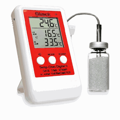Digital Laboratory Thermometer with Alarm