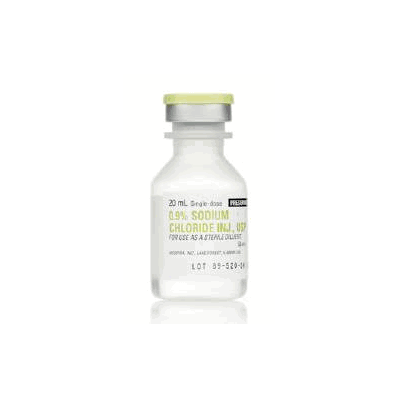 Diluent, 0.9 % 20 mL Single Dose Vial - RX Drugs order by EMAIL ONLY