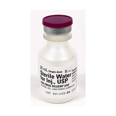 Diluent, 20 ml Single Dose Vial Injection RX Drugs order by EMAIL ONLY