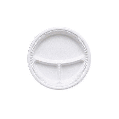 Dinnerware Center Piece White Foam - Plate,