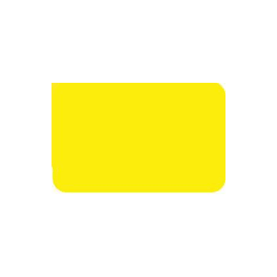 Direct Thermal Label Yellow 1 X 1-9/16 Inch -