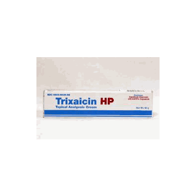 Pain Reliever, 0.075% Capsicin, 2 oz. Cream Tube