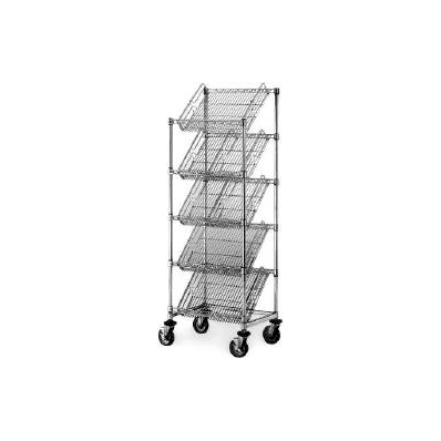 Dispenser Rack Super Erecta Chrome Plated St