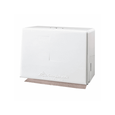 Dispenser, Towel, Single Fold, Wht-dir Only -