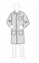 Disposable Lab Coats, MEDIUM, White, 3 pockets, open cuffs, SMS non woven, sold as 30/case, by Liberty 19301-M <br><br><font color="red"><b>BACK TO THE PRODUCT TABLE, <a href="https://www.aaawholesalecompany.com/apparel-gowns-progard-lab-coats-by-liberty.html">CLICK HERE</a></b></font>