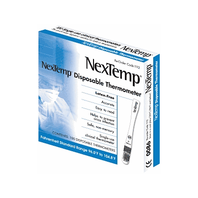Disposable Thermometer with CELCIUS (C) reading, 2000/Case