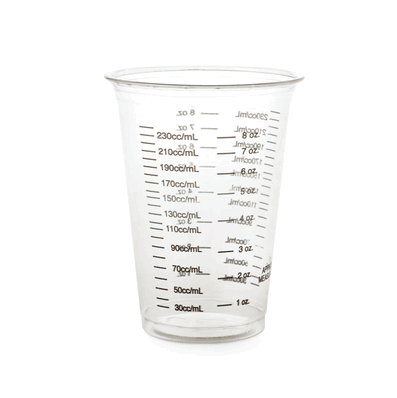 DisposablePlastic Drinking Cups, Graduated,