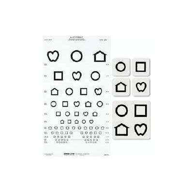 Distance Chart 6 M - Chart, Eye Symbols F/20'