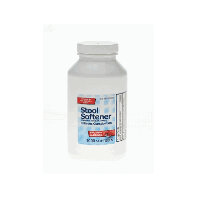 Docusate Sodium 100mg Sg 1000/Bt - Medline