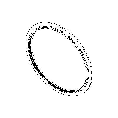 Door Gasket 10.750 Inch Diameter, Silicone Ru