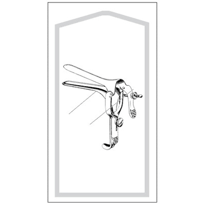 Double Blade Duckbill Small, Sterile Disposable Pederson Vaginal Speculum 50/Bx
