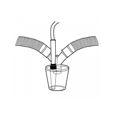 Drain, Suction, Parallel Y, Closed, 9' Tube