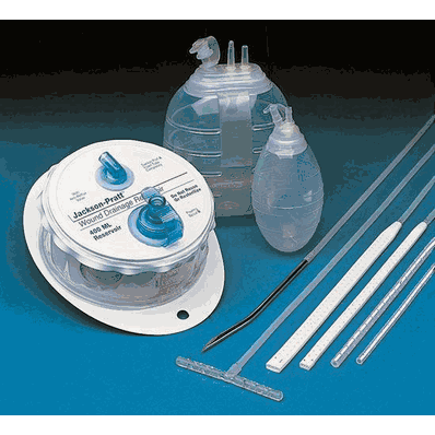 Drain, Wound, Round, Pvc, 15fr, 3/16", Tro -