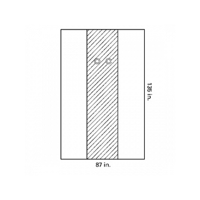 Drape, Angio, Femoral, 31x135, 2 Windows, Fen