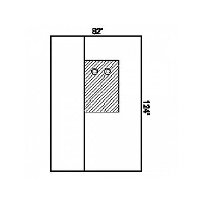 Drape, Angio, Femoral, 82x124, Window - Medli