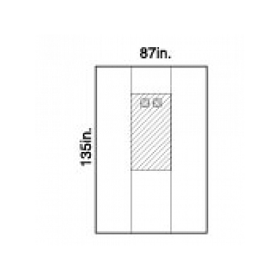 Drape, Angio, Femoral, 82x135, Fen, 2 Windows